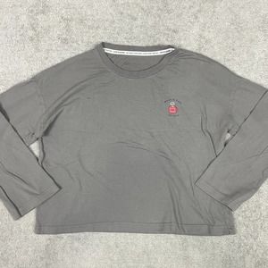 Life Is Good Shirt Womens Medium Gray Long Sleeve Warm and Cozy Coffee Mug